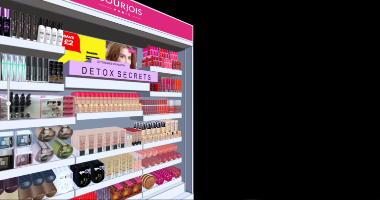 3D Planogram Example Cosmetics