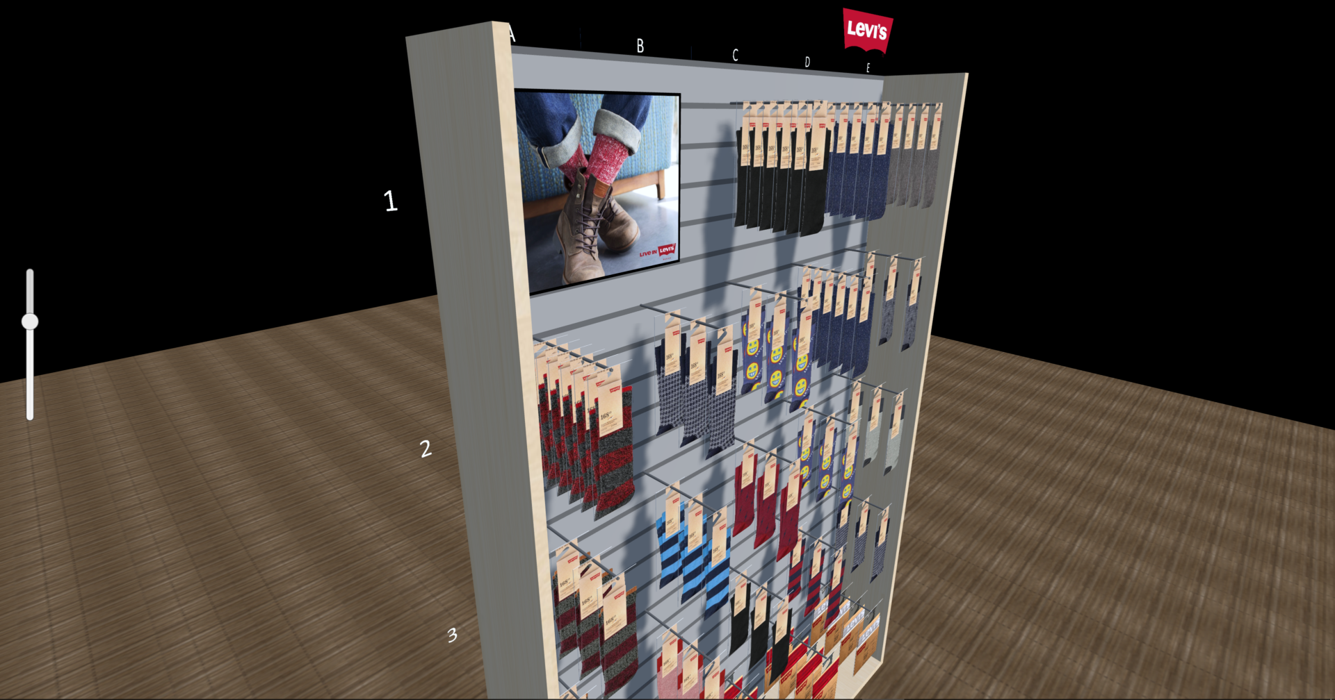 clothing retail store planogram