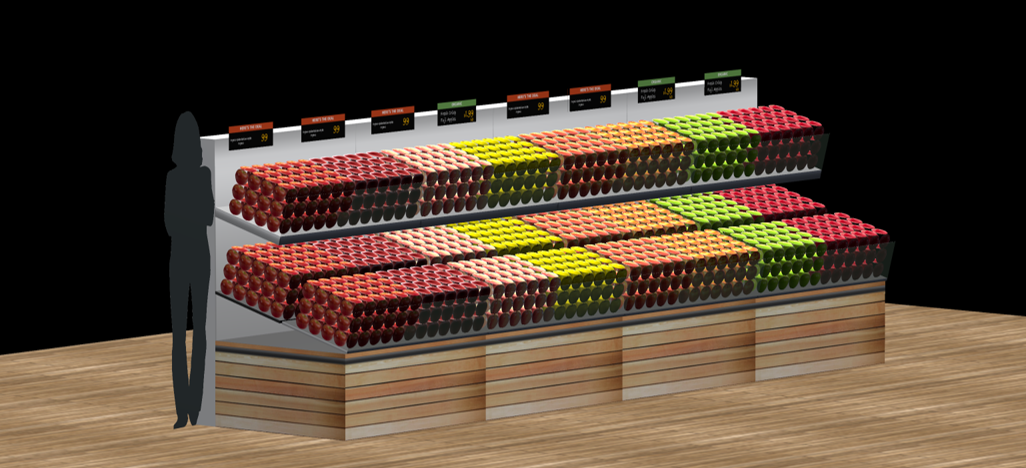 3D Fruit Planogram Example