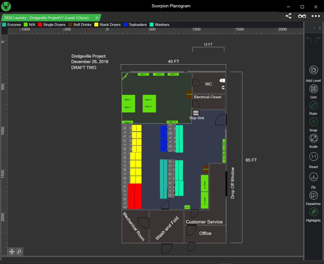 Retail Floor Plan Example