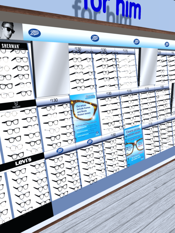 Eye Wear 3D Planogram